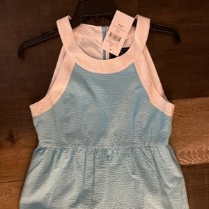 NWT Lauren James Seersucker Tank Top Sz S